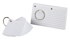 INDEX CARDS 3X5 RULED WHITE OXFORD PACK OF 75