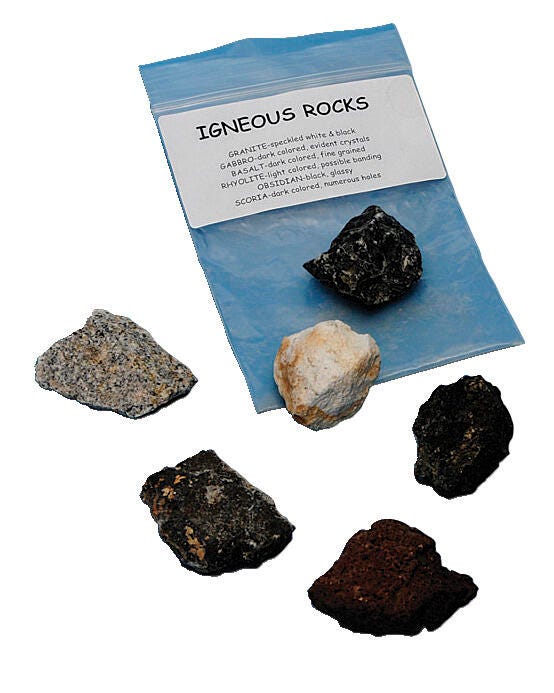 COLLECTION ECONOMY IGNEOUS ROCKS PK/6