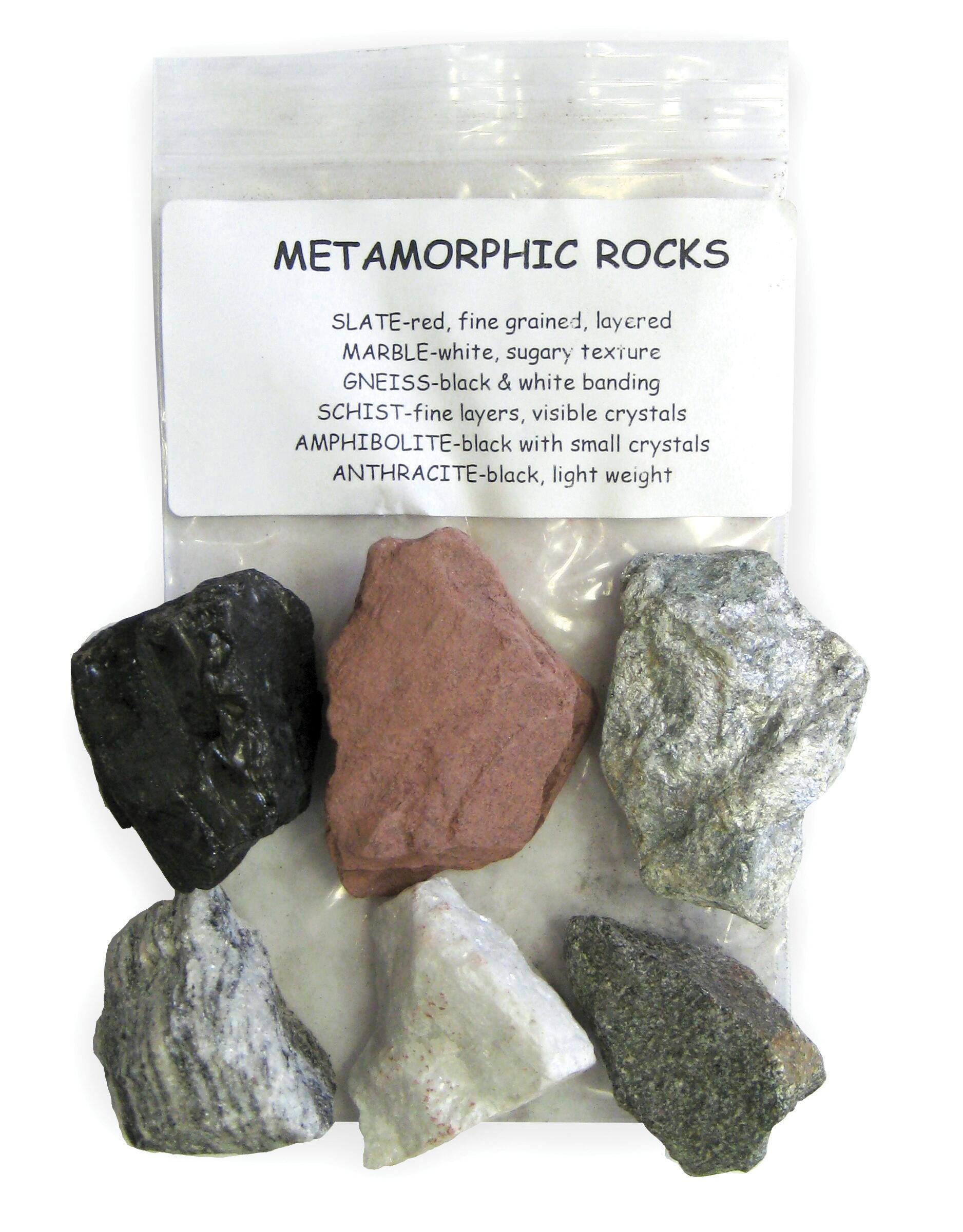 COLLECTION ECO METAMORPHIC ROCKS PK/6