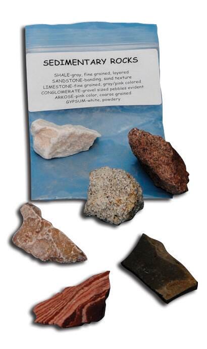 COLLECTION ECO SEDIMENTARY ROCKS PK/6