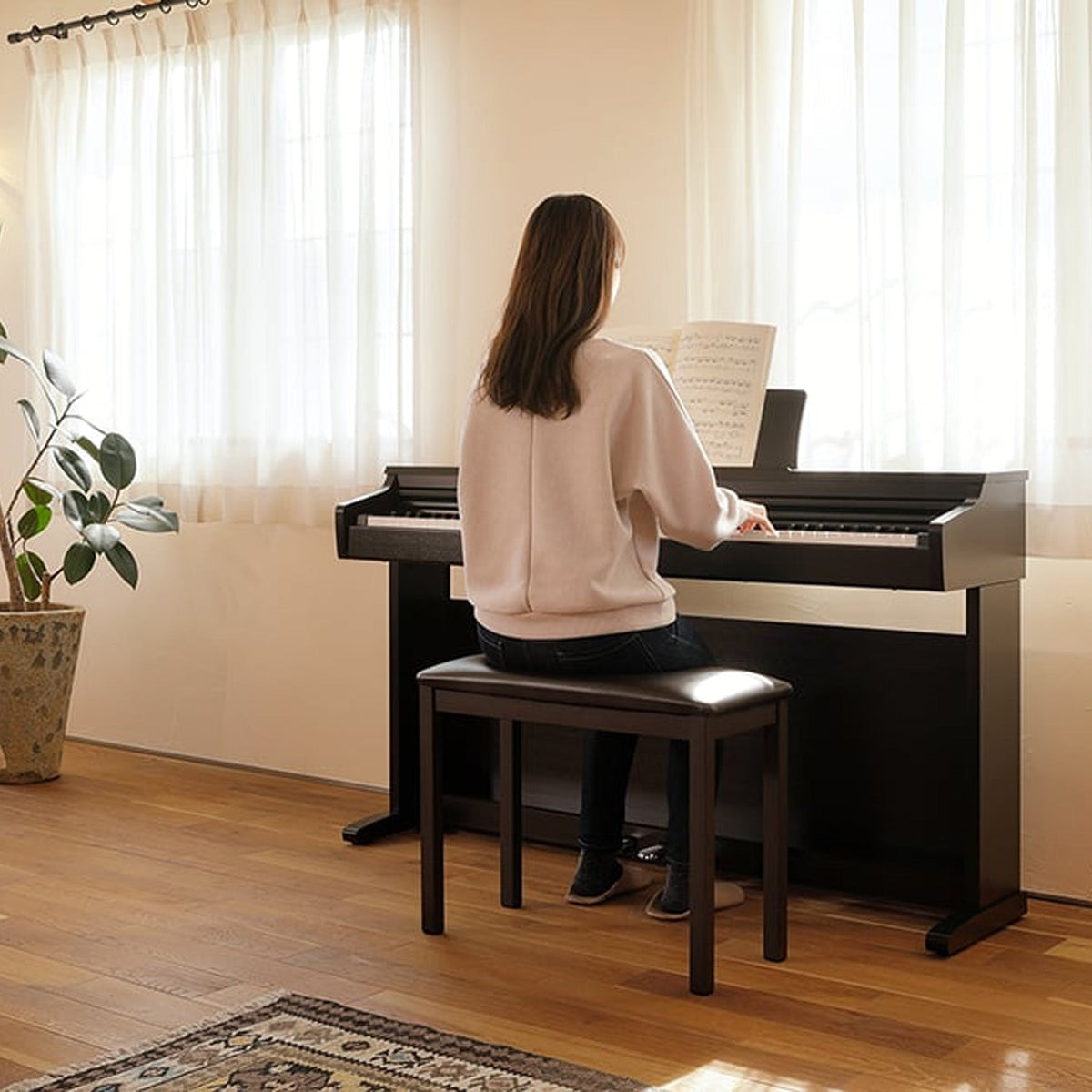 Kawai KDP120 digital piano - Satin Rosewood