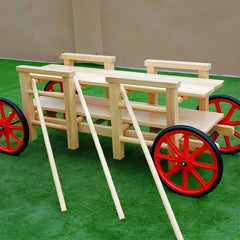 13-Piece Little Train Set - Natural Wood Color