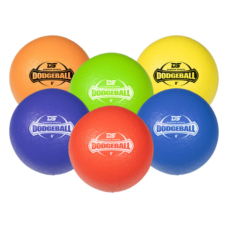 DS Foam Dodgeball - 8\" (Set of 6) Multicolor