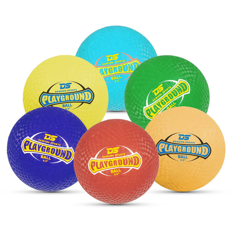 DS Playground Rubber Dodgeball 8.5\" (Set of 12) Multicolor