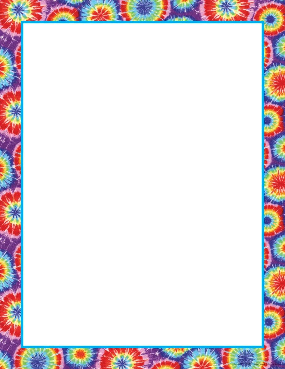 PAPER COMPUTER TIE DYE 8.5X11 IN 50 SHTS