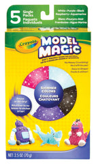 DOUGH MODEL MAGIC CRAYOLA ASST SHIMMER SET OF 5