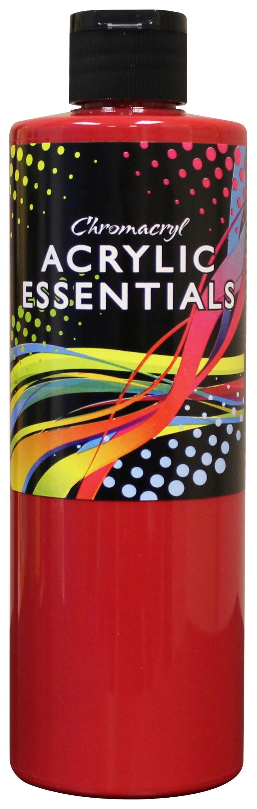 PAINT ACRYLIC CHROMACRYL ESSENTIALS COOL RED PINT