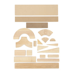 BLOCKS WOOD UNIT CHILDCRAFT SET OF 100