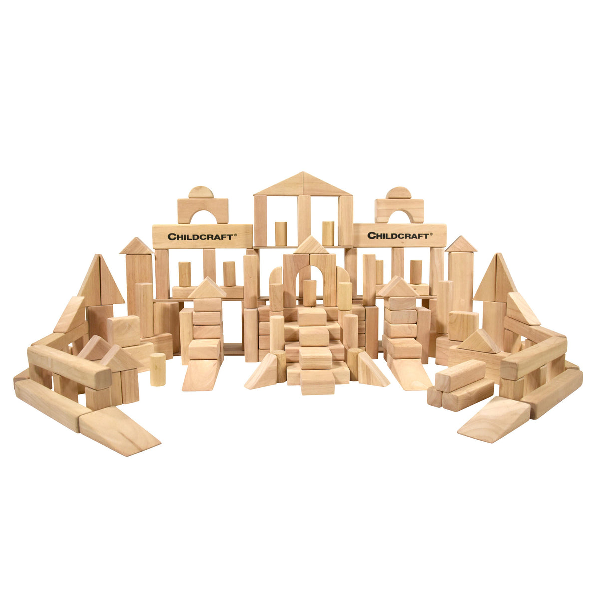 BLOCKS WOOD UNIT CHILDCRAFT SET OF 160