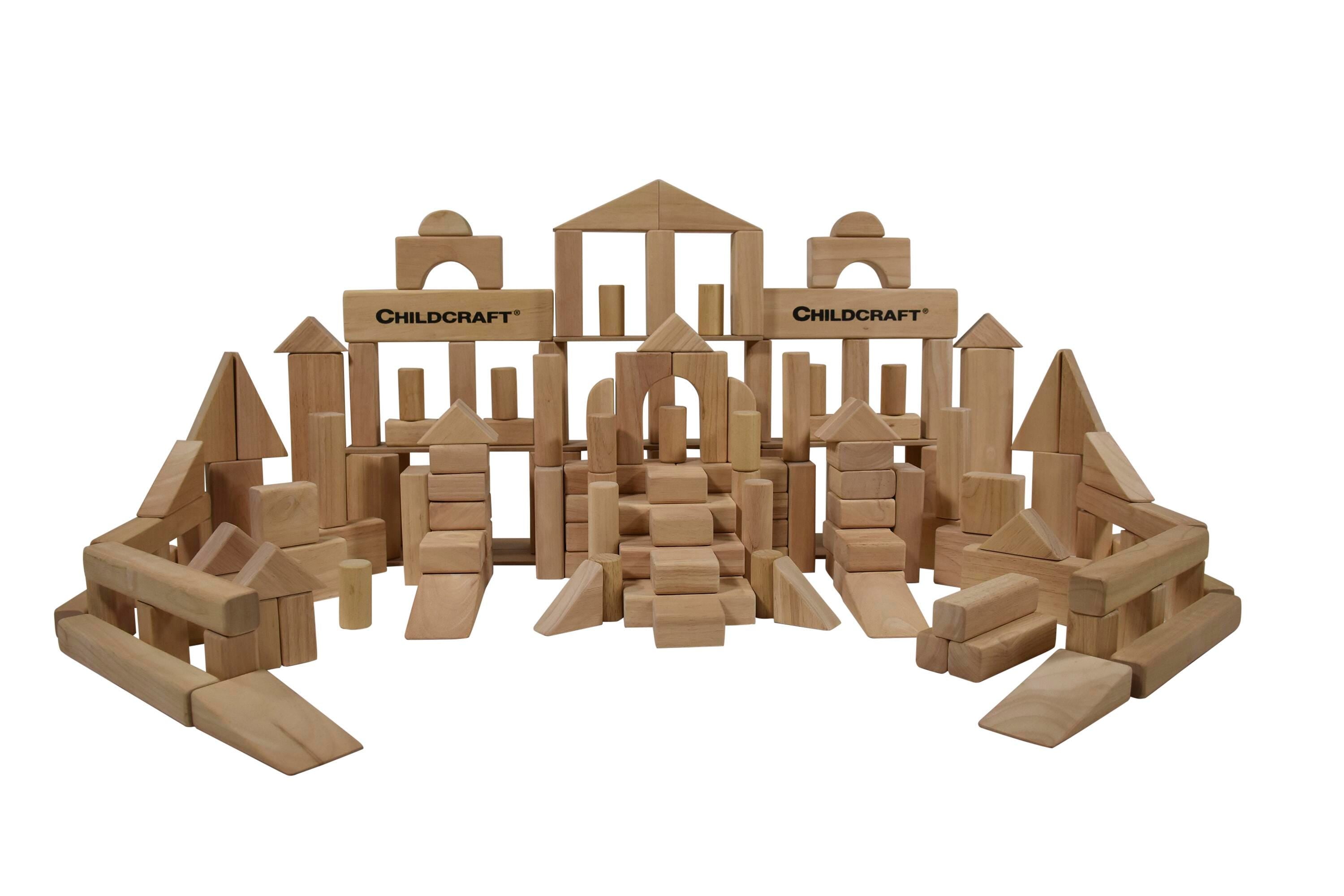 BLOCKS WOOD UNIT CHILDCRAFT SET OF 50