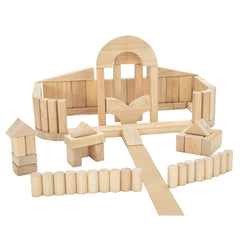 BLOCKS WOOD UNIT CHILDCRAFT SET OF 260