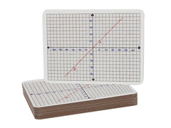 DRY ERASE XY AXIS TWO SIDED BOARD 9 X 12 PACK OF 12