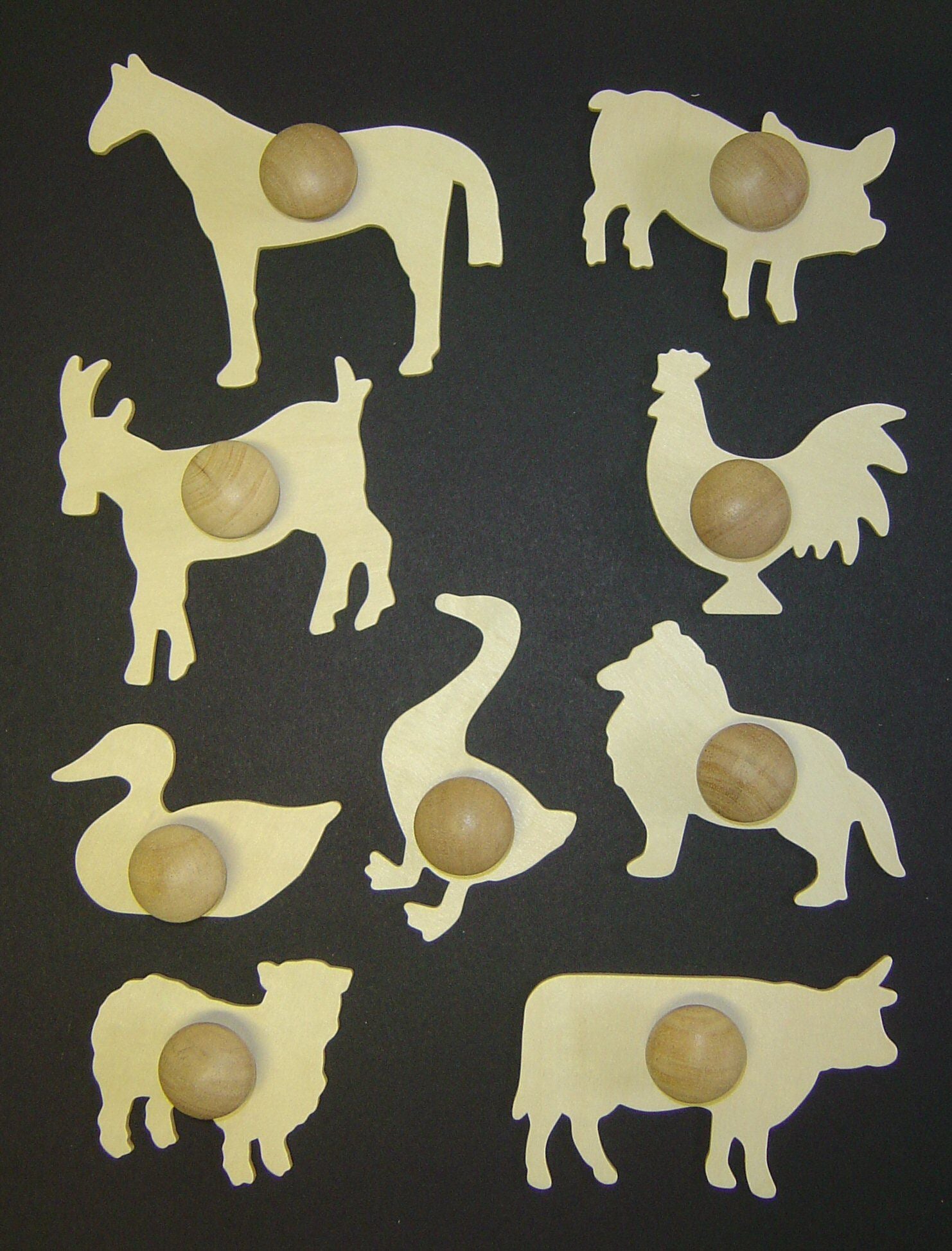 Farm Animal Templates Set 9