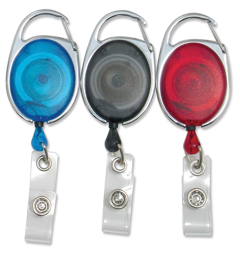 CARD REEL QUICK CLIP WITH BELT CLIP PACK OF 3