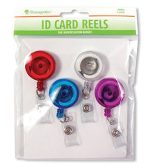 CARD REEL ID TRANSLUCENT LIGHT COLORS PACK OF 4