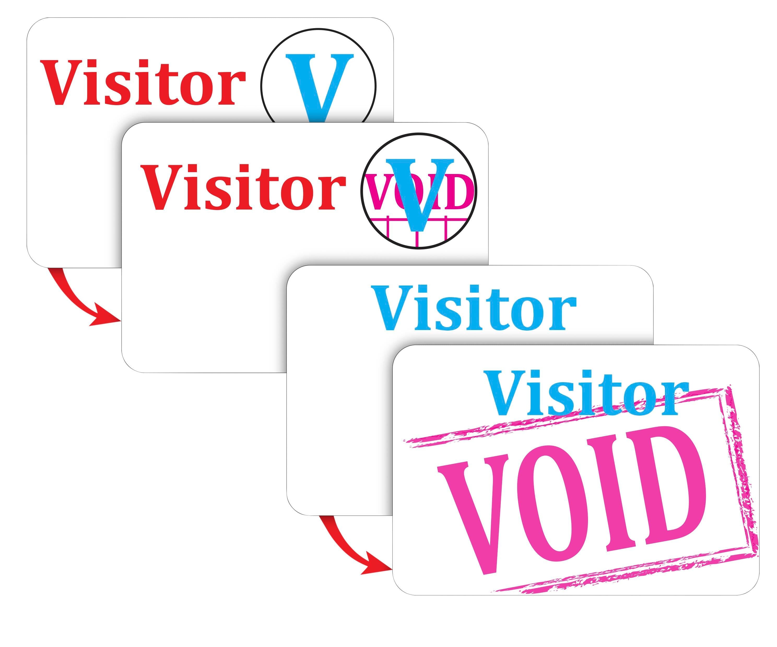 BADGE SECURITY ONE-DAY SPOT 3 X 2 PACK OF 100