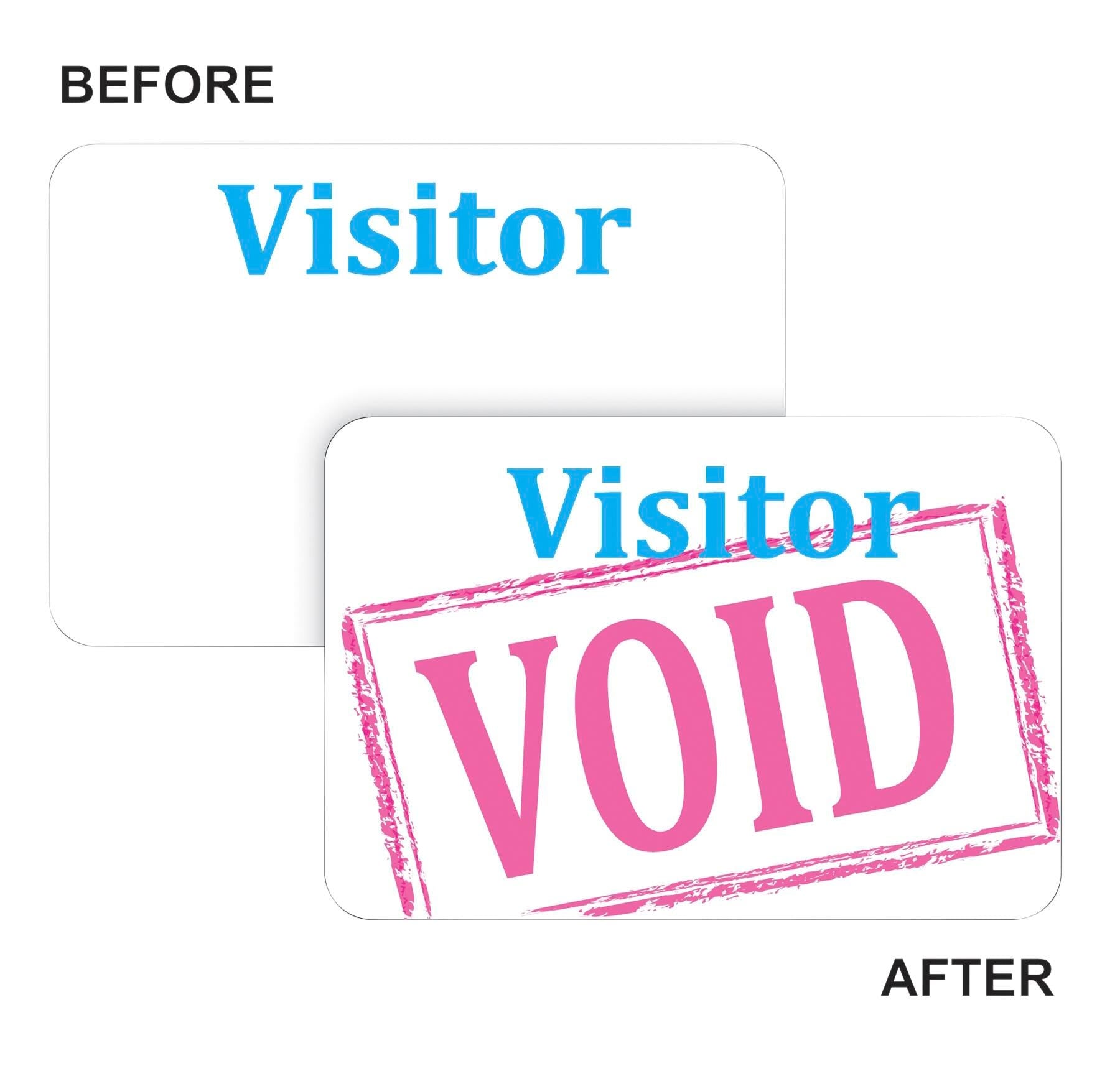 BADGE SECURITY ONE-DAY 3 X 2 PACK OF 100