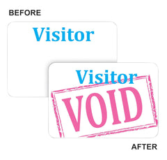 BADGE SECURITY ONE-DAY 3 X 2 PACK OF 100