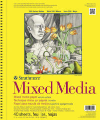 PAPER MIXED MEDIA PAD 300 SERIES 11X14 IN 90 LB 40 SHTS
