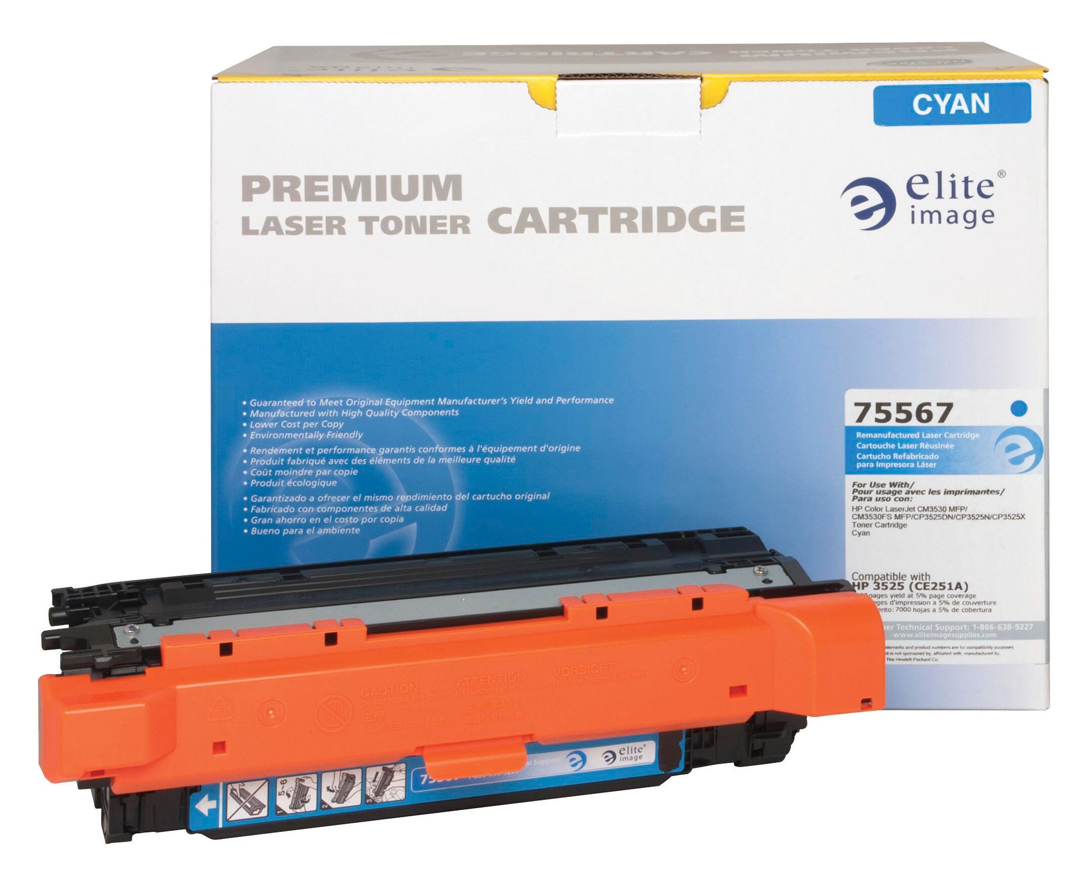 CARTRIDGE INK TONER FOR HP CE251A CYAN ELI75567