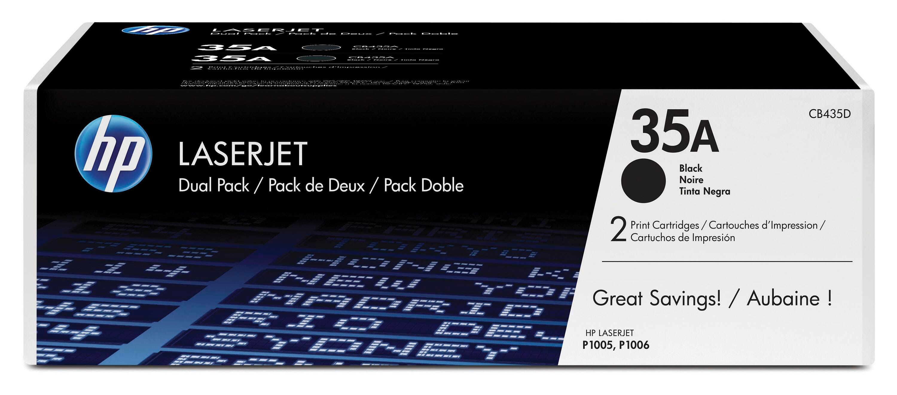 CARTRIDGE INK TONER HP HEWCB435D BLACK