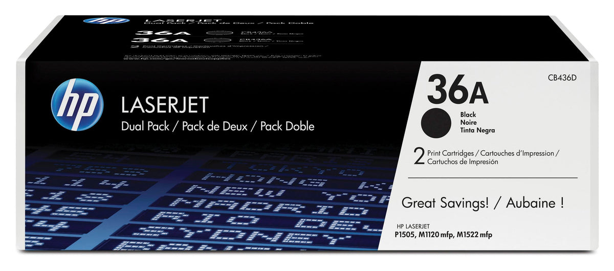 CARTRIDGE INK TONER HP HEWCB436D BLACK