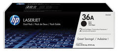 CARTRIDGE INK TONER HP HEWCB436D BLACK
