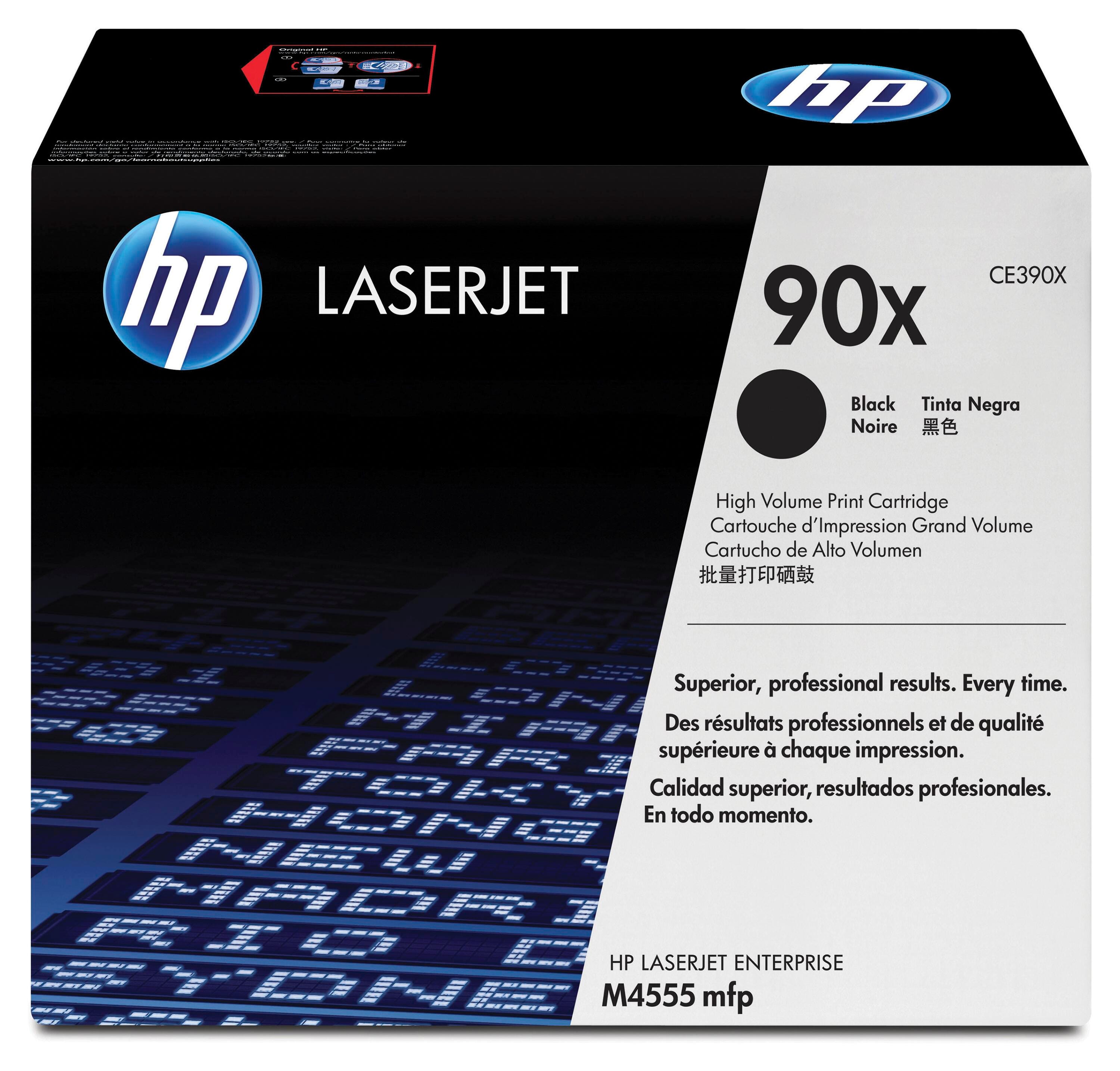 CARTRIDGE INK TONER HP HEWCE390X BLACK