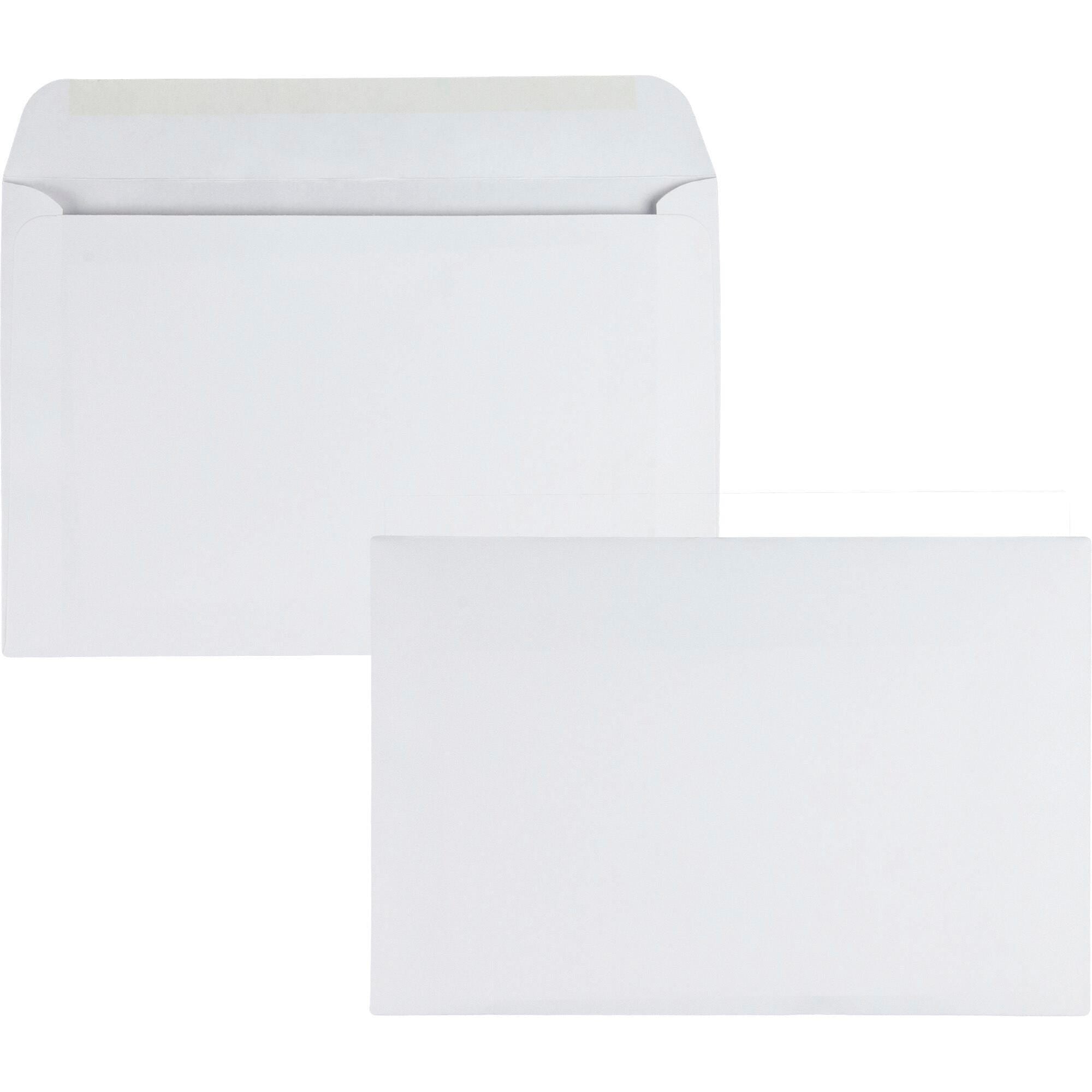 ENVELOPE BOOKLET 6X9 IN WHITE QUA37181 BX OF 500