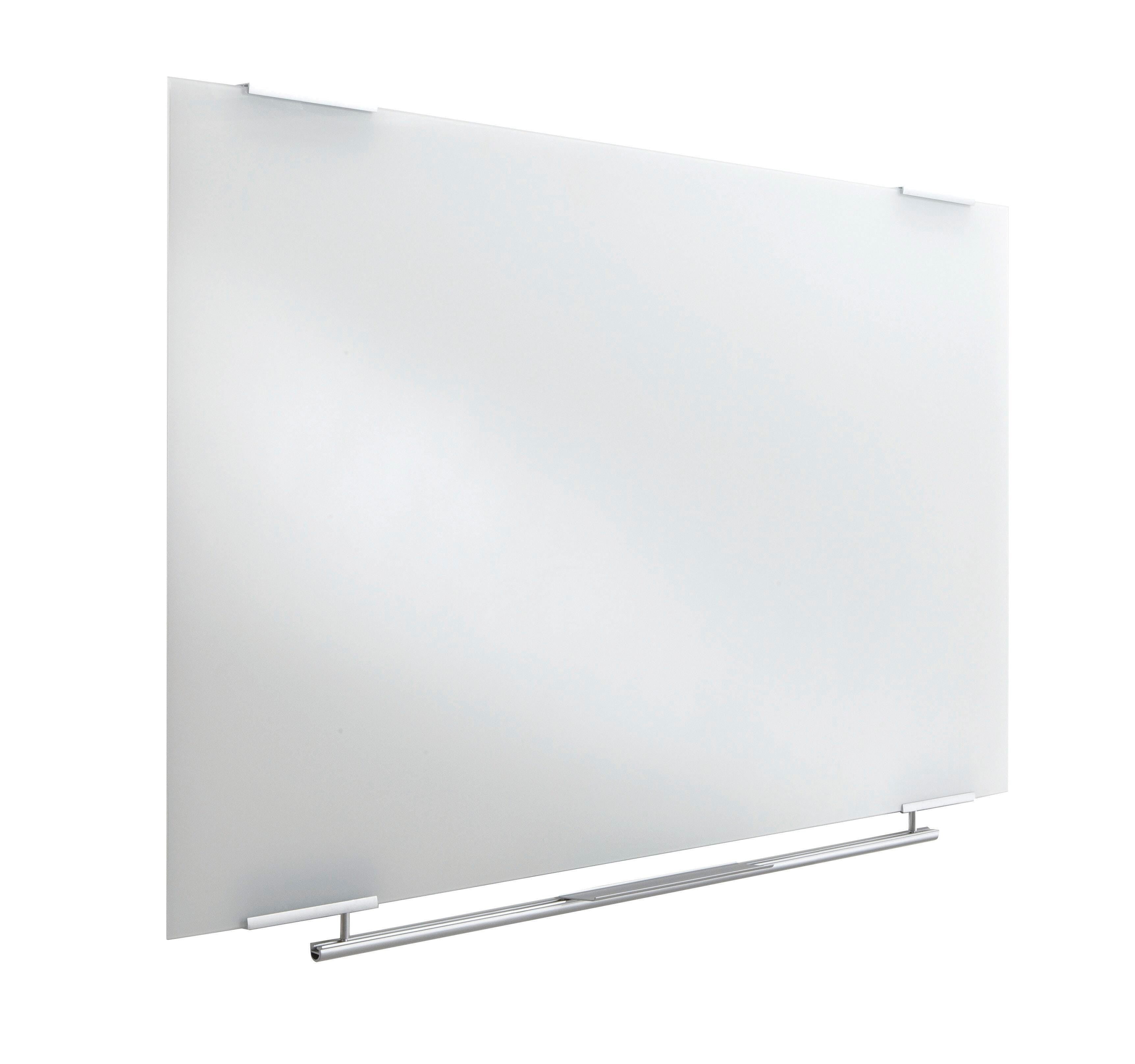 CLARITY DRY ERASE BOARD - GLASS W/ALUMINUM TRIM - 48 X 36 IN