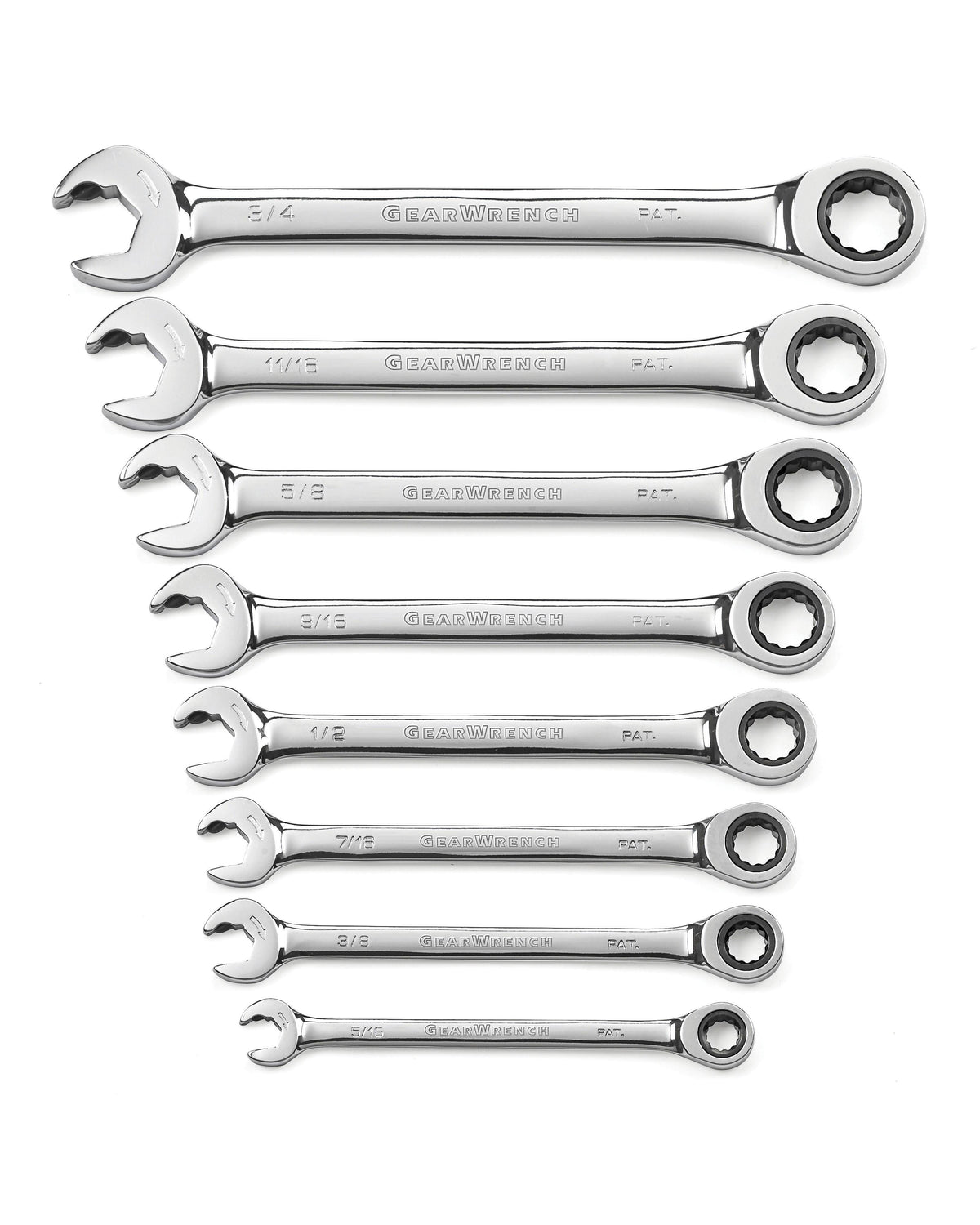 OPEN END RATCHETING SET 8PC KD85599