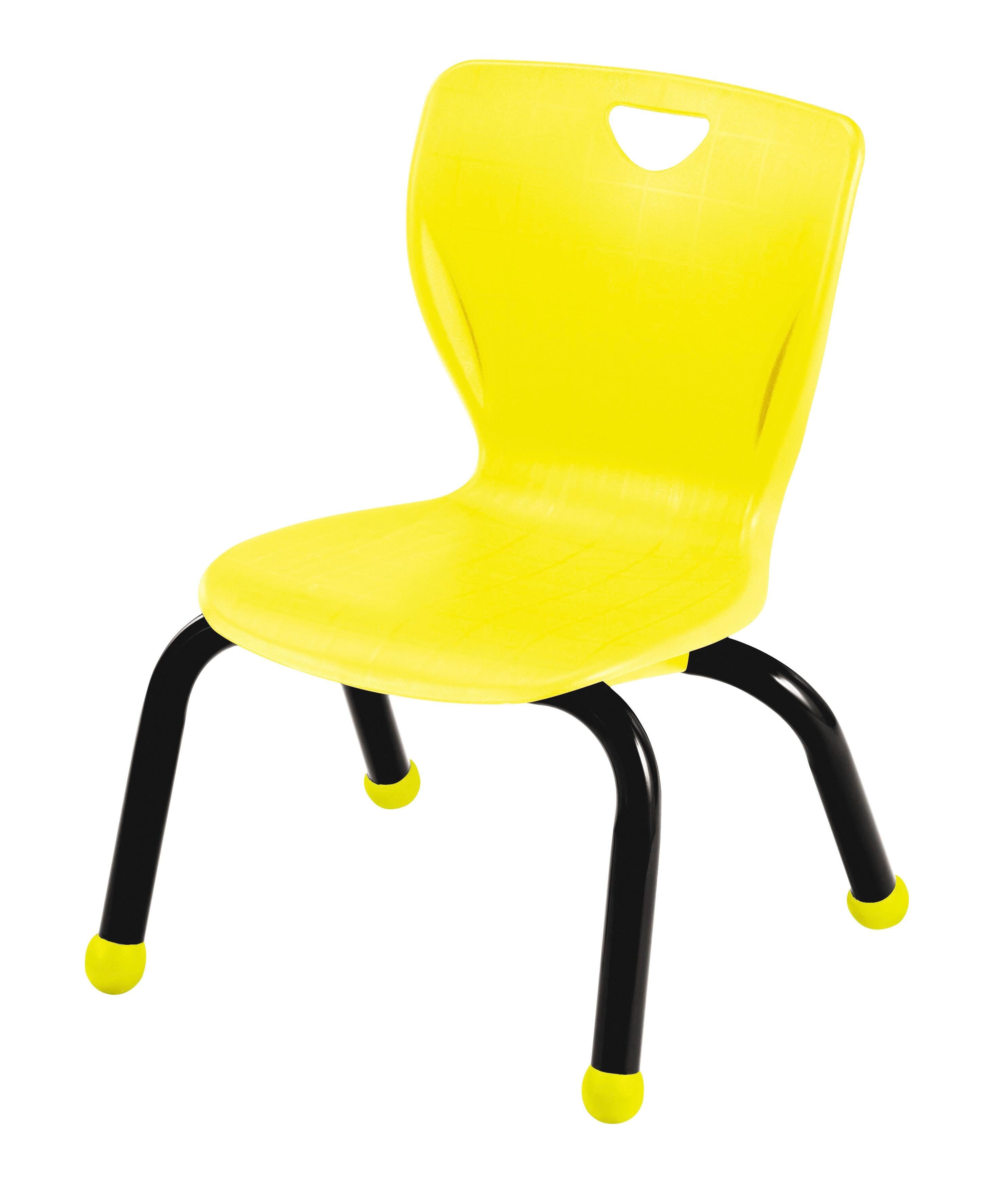 CHAIR - CLASSROOM SELECT - CONTEMPORARY 4-LEG - 8 IN - SPECIFY SEAT AND BACK COLOR - SPECIFY FRAME COLOR - BALL GLIDE - POWDERCOAT