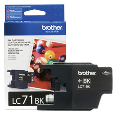 CARTRIDGE INK TONER BROTHER BRTLC71BK BLACK