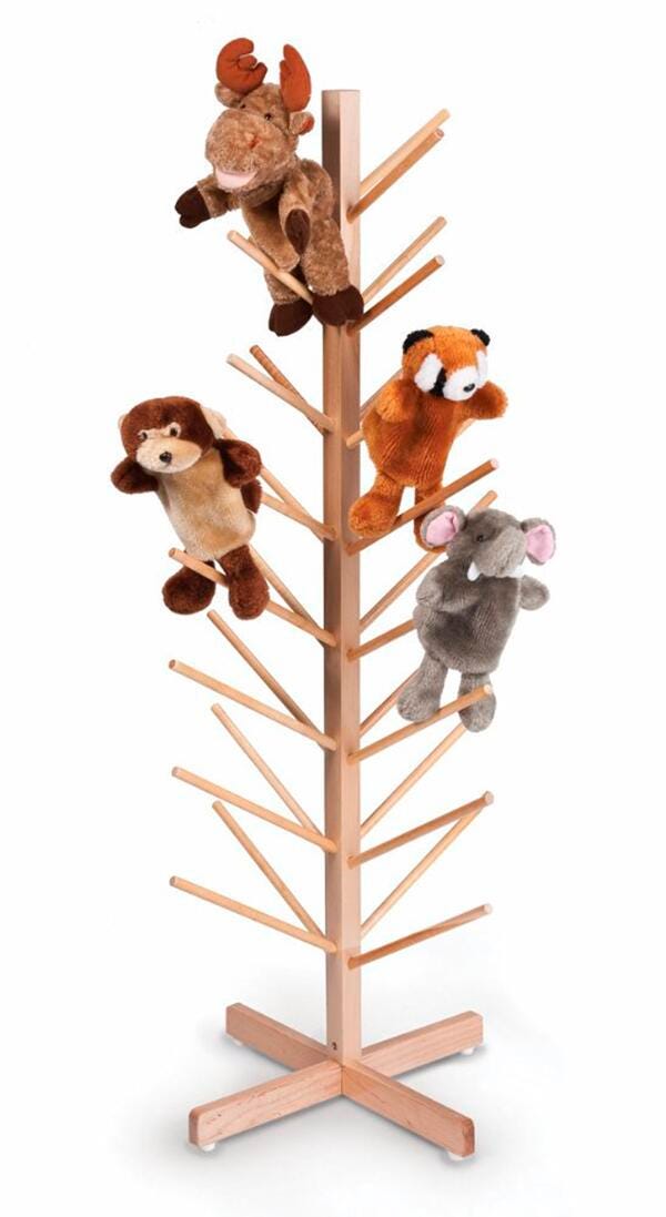 PUPPET TREE ORGANIZER 20X48X20 32 BRANCHES MAPLE
