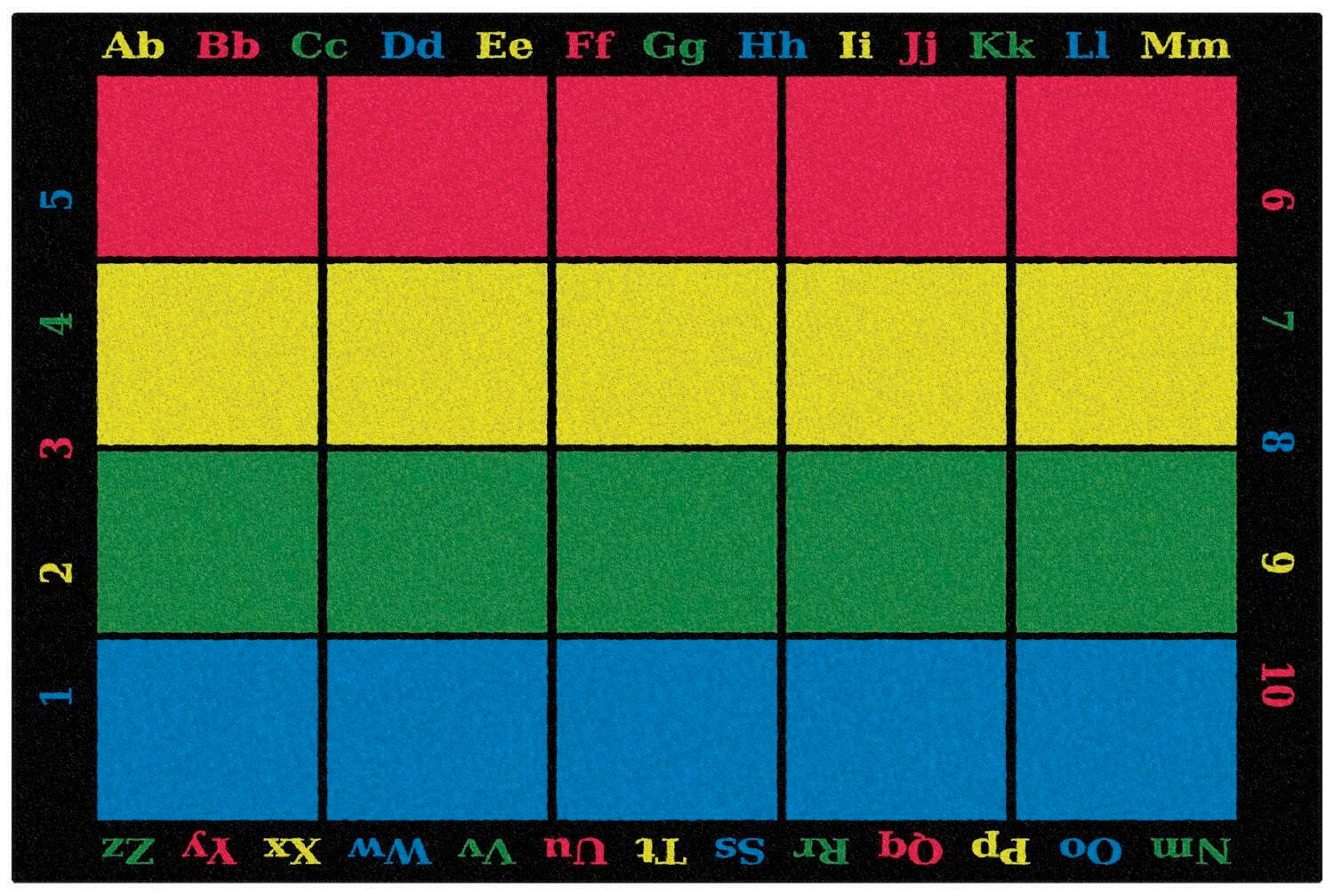 FLAGSHIP CARPETS - LEARNING GRID - 6 FT X 8 FT 4 IN RECTANGLE