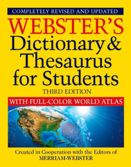 BOOK WEBSTERS DICTIONARY + THESAURUS FOR STUDENTS 3RD ED PB