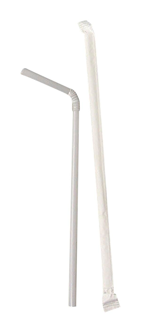 STRAWS-W/ACCORDIAN BEND - 10 000-CS