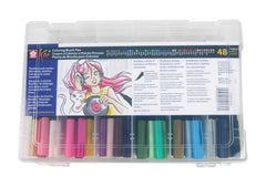 BRUSH MARKERS WTRCLR SAKURA KOI ASST COLORS SET OF 48