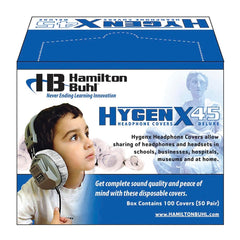 EAR CUSHION COVERS DISPOSABLE WHITE PK OF 50 HAMILTON BUHL HYGENX45