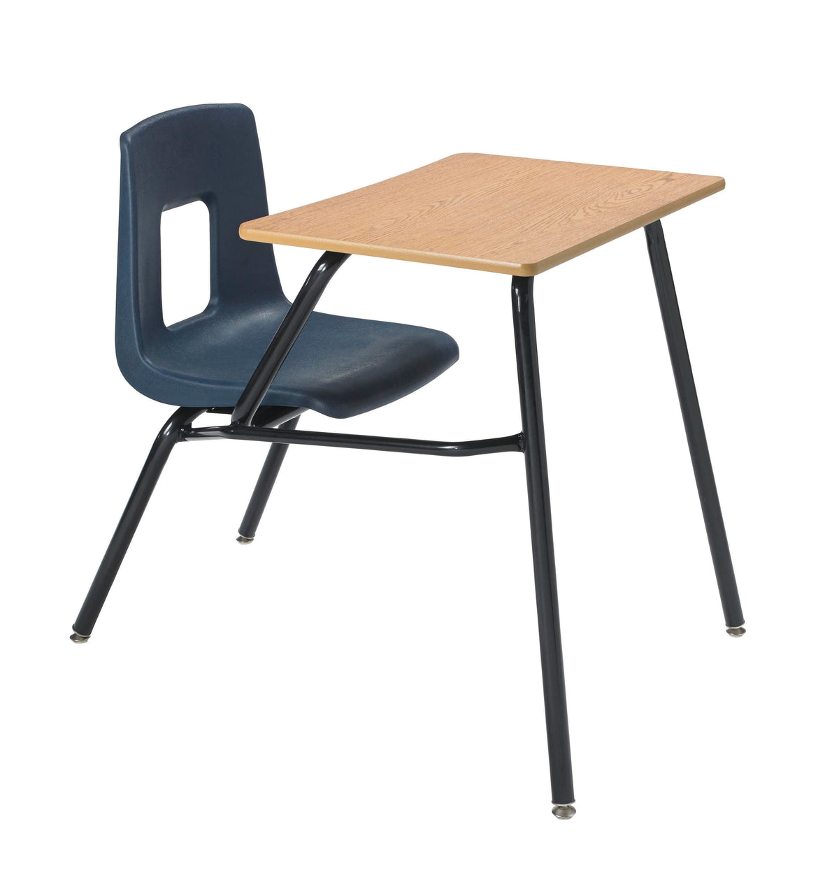 DESK - CLASSROOM SELECT - TRADITIONAL 4-LEG COMBO - 17-1/2 IN - 18 X 24 IN - LAMINATE - PAINTED - BLACK - SPECIFY SEAT AND BACK COLOR - SPECIFY TOP COLOR - SPECIFY EDGE COLOR