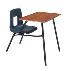 DESK - CLASSROOM SELECT - TRADITIONAL 4-LEG COMBO - 18-1/2 IN A+ - 20 X 26 IN - HARD PLASTIC - NONE - BLACK - SPECIFY SEAT AND BACK COLOR - SPECIFY TOP COLOR
