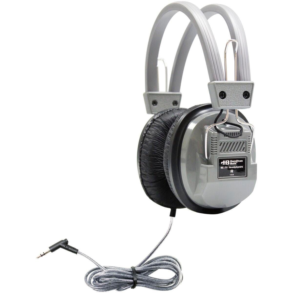 HEADPHONES DELUXE SCHOOLMATE SILVER HAMILTON BUHL SC-7V