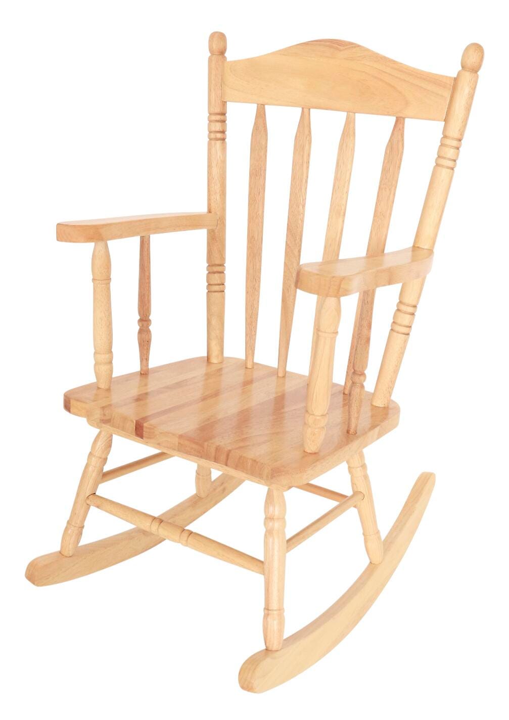 CHAIR ROCKING CHILD HARDWOOD 12 IN SEAT HEIGHT MAX WEIGHT 100 LBS