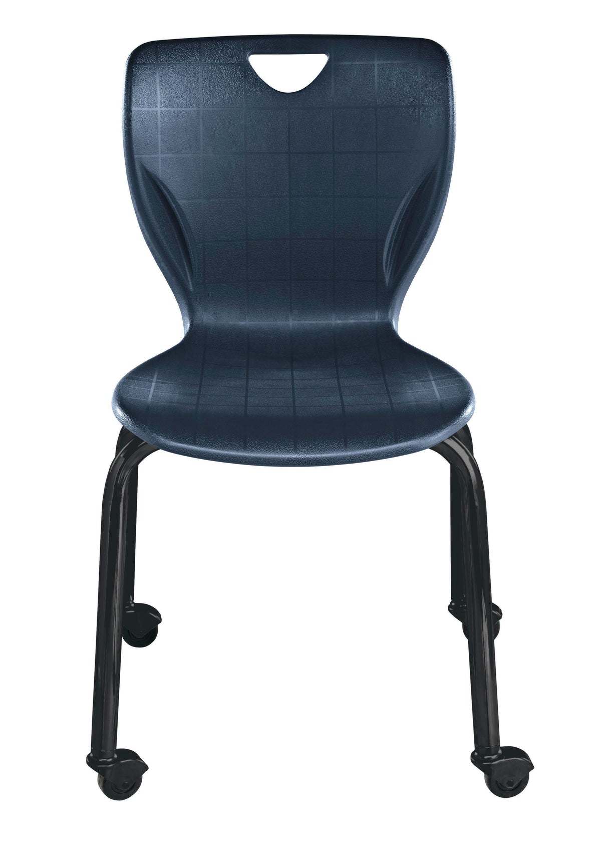 CHAIR - CLASSROOM SELECT - CONTEMPORARY 4-LEG - 18 IN - SPECIFY SEAT AND BACK COLOR - SPECIFY FRAME COLOR - CASTER - POWDERCOAT