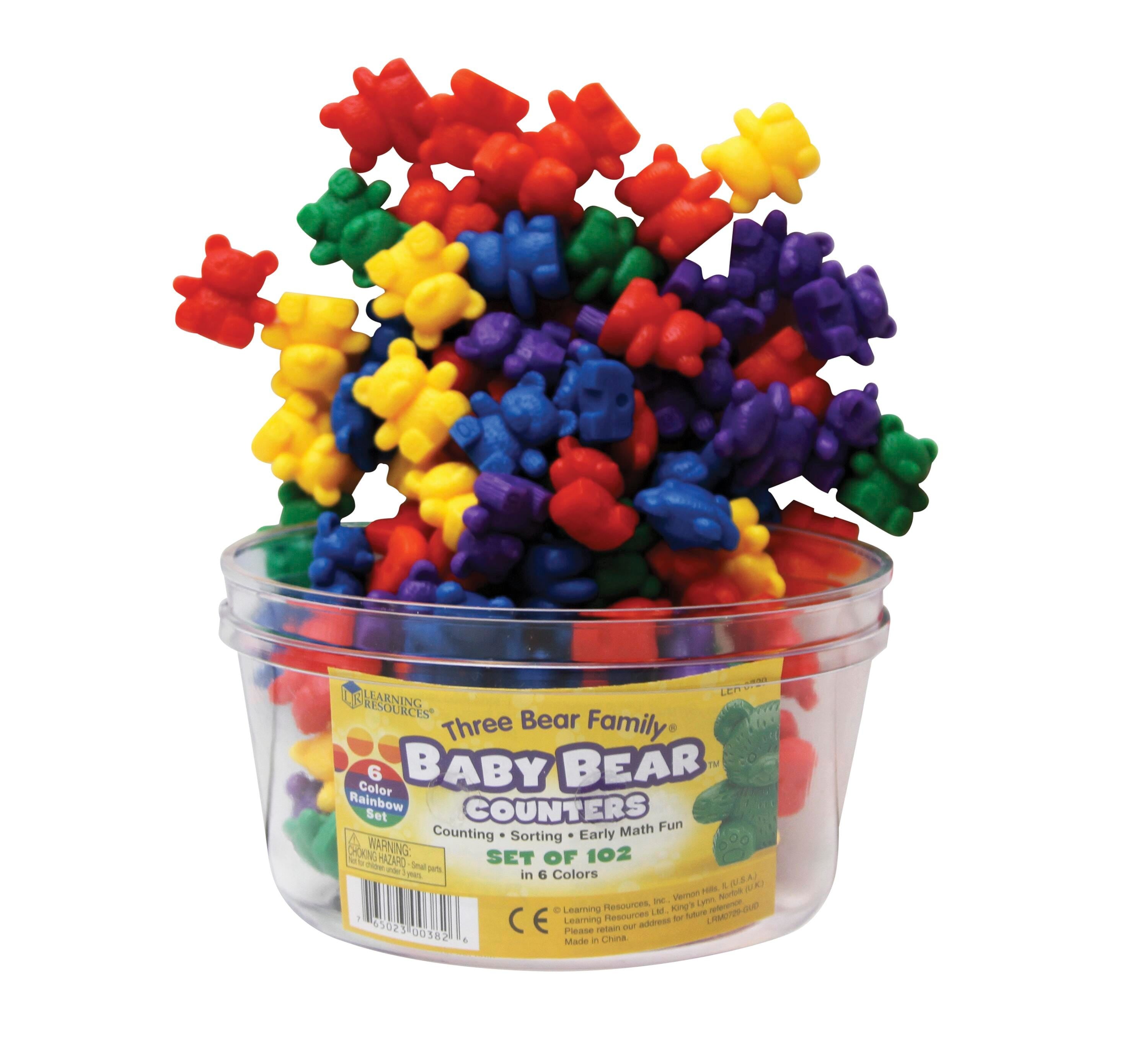 COUNTERS BABY BEAR 6 COLORS SET OF 102