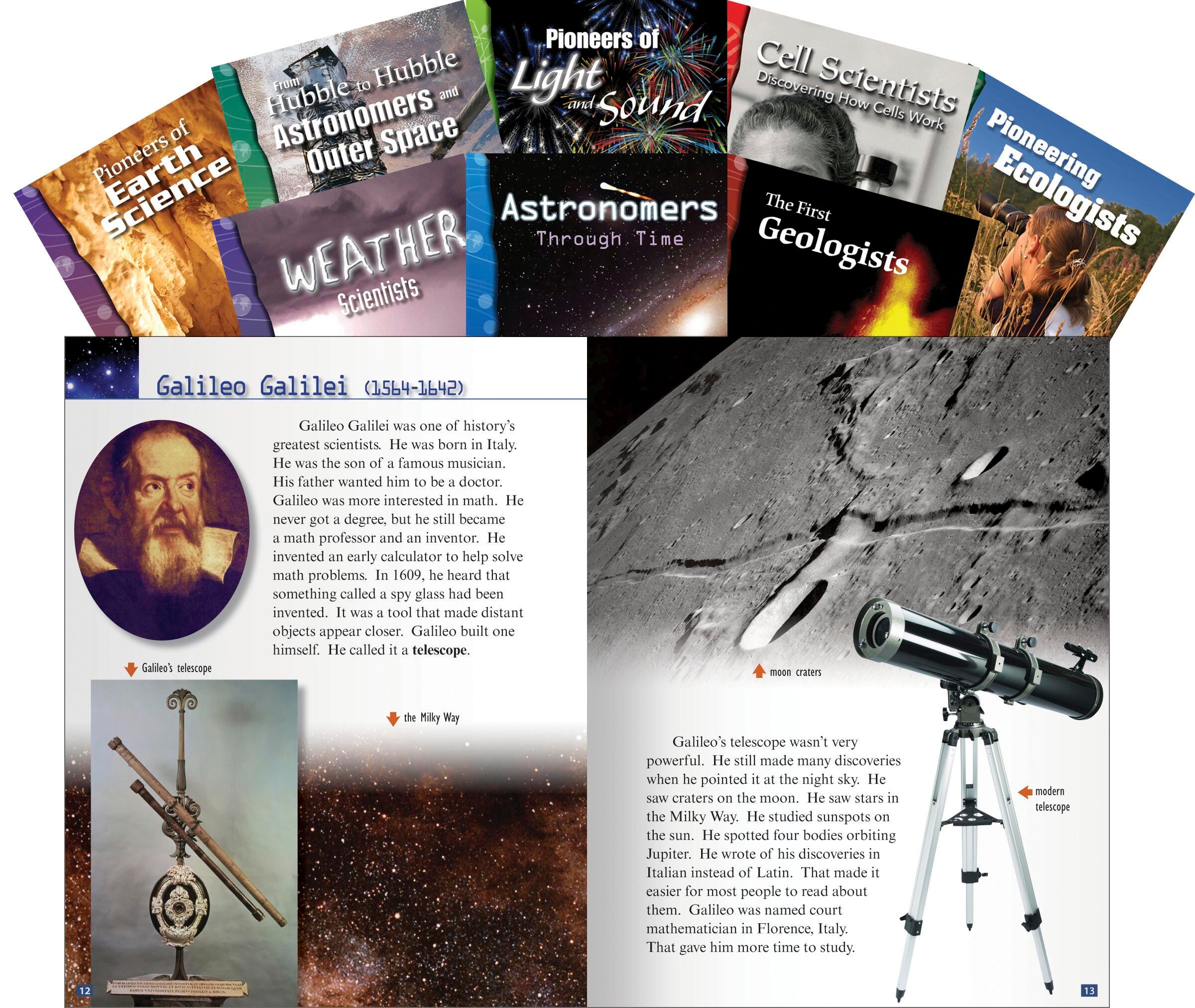 BOOKS SCIENTISTS AND THEIR DISCOVERIES SET OF 9