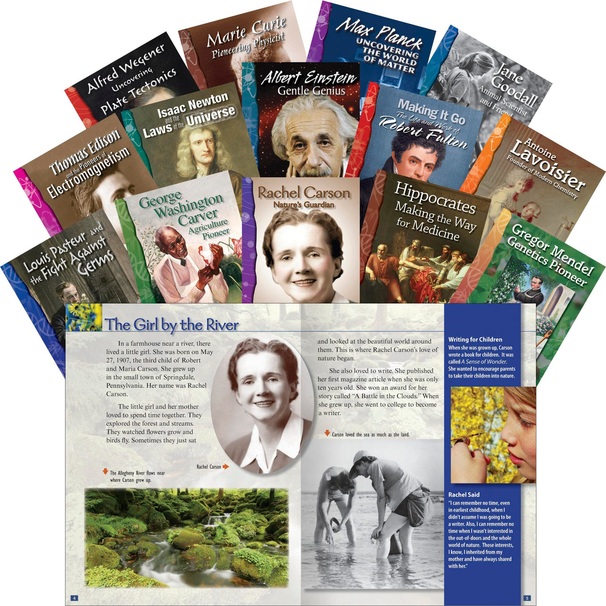 BOOKS WORLD OF SCIENTISTS SET OF 14
