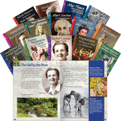 BOOKS WORLD OF SCIENTISTS SET OF 14