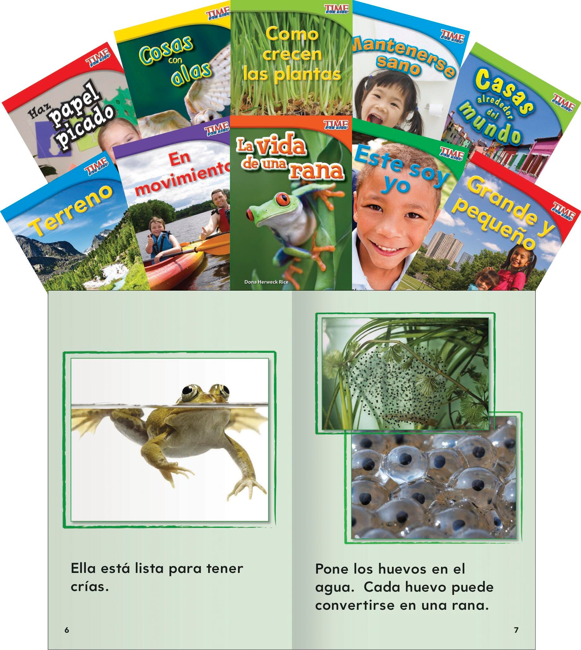 BOOKS TIME FOR KIDS INFORMATIONAL TEXT GR 1 SPNSH SET 1 SET OF 10