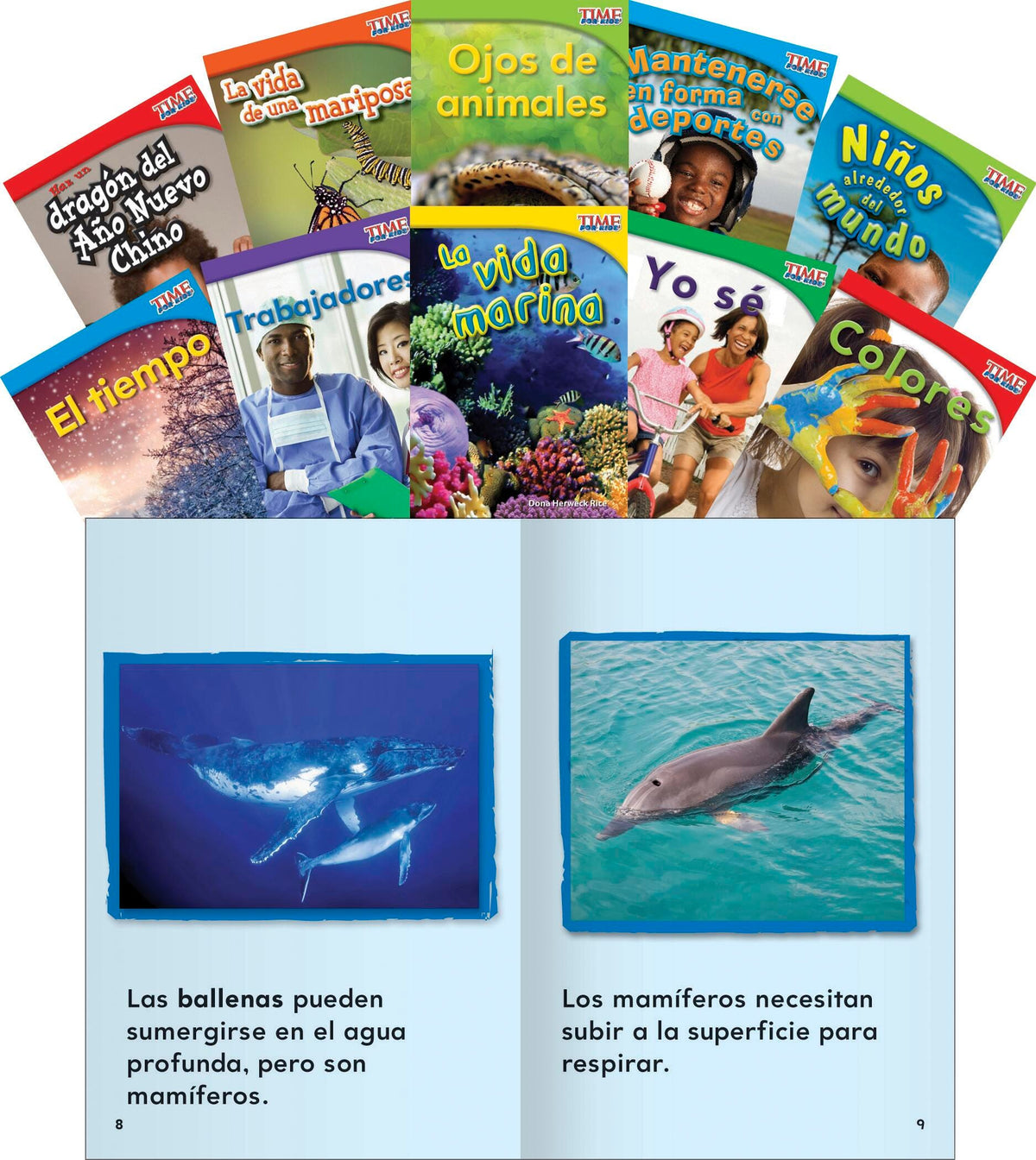 BOOKS TIME FOR KIDS INFORMATIONAL TEXT GR 1 SPNSH SET 2 SET OF 10